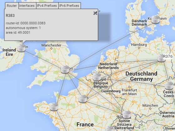 select a single origin node