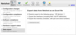 Data Export