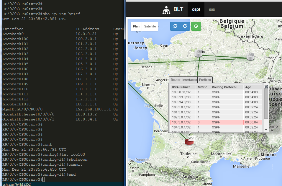 Autorefresh option lets you monitor IGP events close to real time